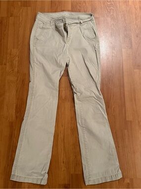 Old Navy Women's Cream Beige Boot Cut Pants Khaki